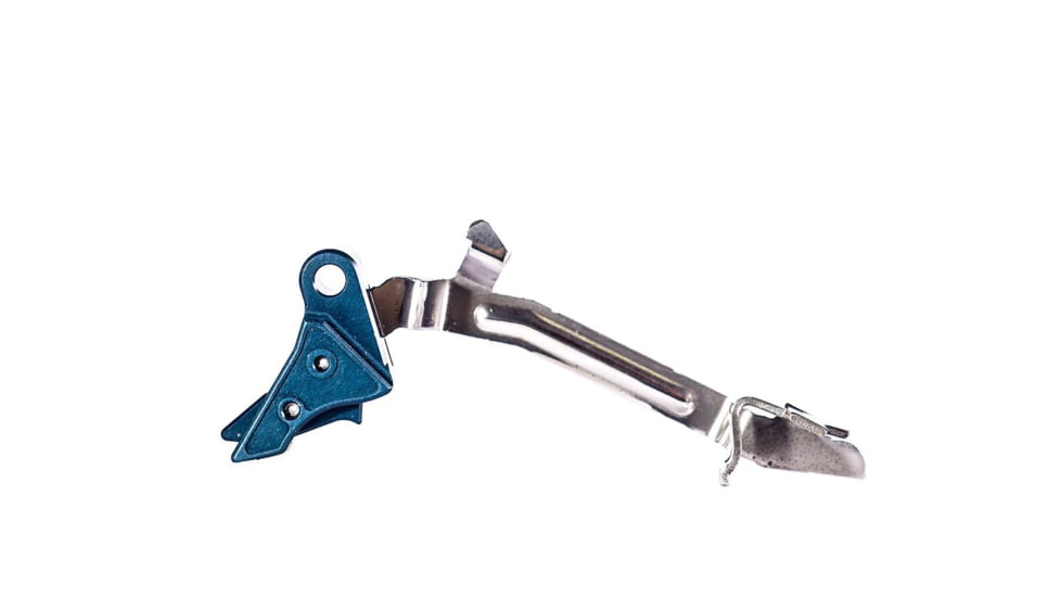 Overwatch Precision DAT Trigger for .45 ACP, 10mm Auto, Blue Shoe/Blue Safety 26233