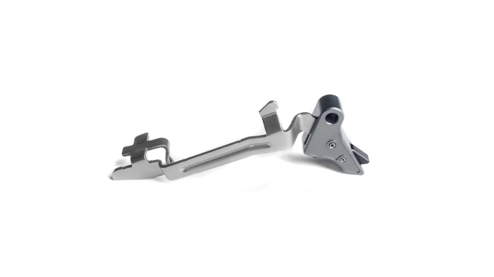 Overwatch Precision DAT Trigger for .45 ACP, 10mm Auto, Gunmetal Gray/Black Safety 26292