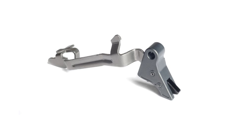 Overwatch Precision DAT Trigger for .45 ACP, 10mm Auto, Gunmetal Gray/Black Safety 26292