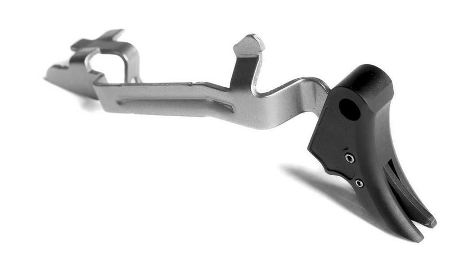 Overwatch Precision Falx Trigger for Glock 42, Flat, Hard Coat Anodized, Black/Blue, 27527