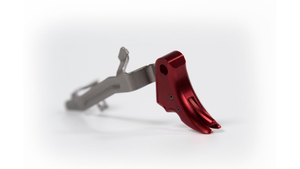 Overwatch Precision Falx Trigger, Bright Red Shoe/Bright Red Safety, 9mm/.40 S&amp;W/.357 Sig, 25566