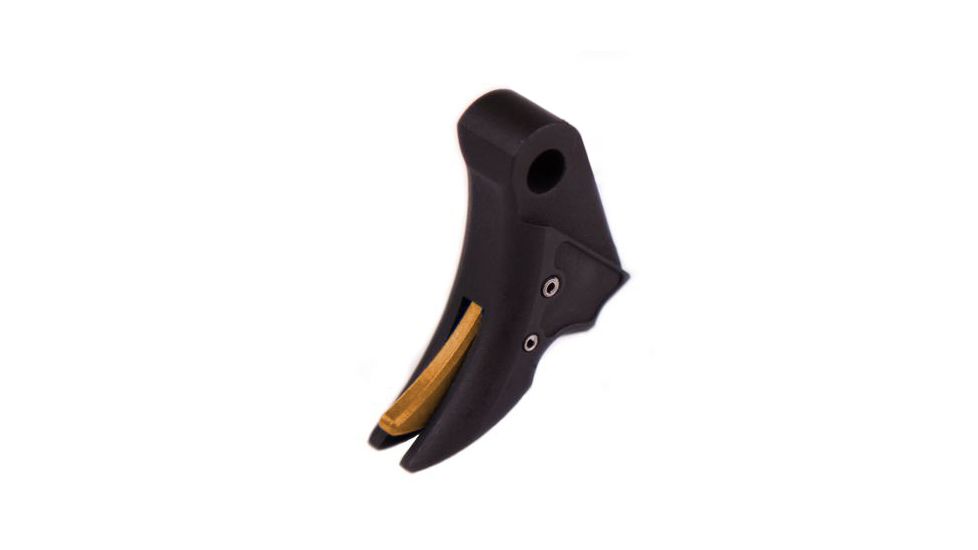 Overwatch Precision Falx Trigger Shoe Only, Black Shoe, Burned Gold Safety, 20525