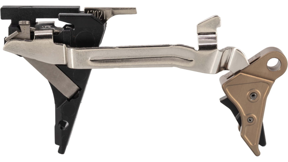 Overwatch Precision OP TAC 9mm Drop In Pistol Trigger Kit, Polished, Gen 5 G22, G23, G26, G34, G19X, FDE/Black, 251F2D-3