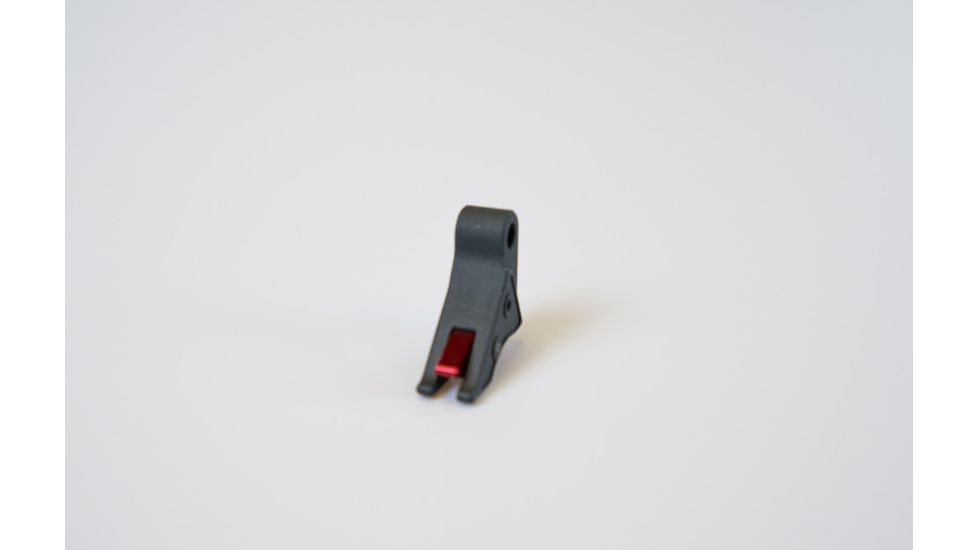 Overwatch Precision TAC Trigger Shoe Only, Gunmetal Gray Shoe, Red Safety, 20396