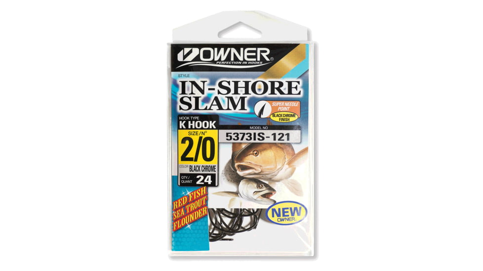 Owner Hooks InShore Slam K Hook, 2, 5373IS-091