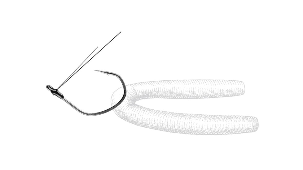 Owner Hooks Jungle Wacky Weedless, 1/0, 4109-116