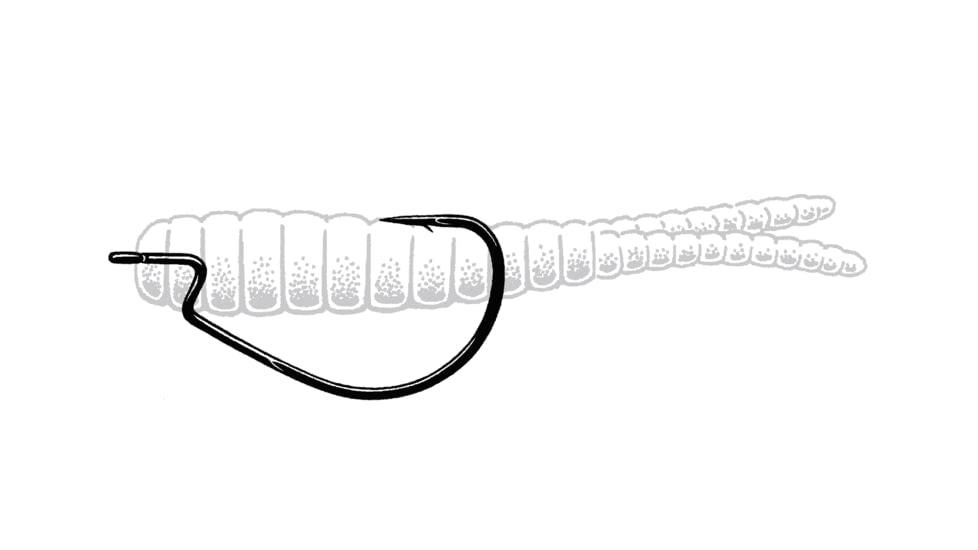 Owner Hooks Jungle Wide Gap Hook, Zo Wire, 5/0, 4108-156