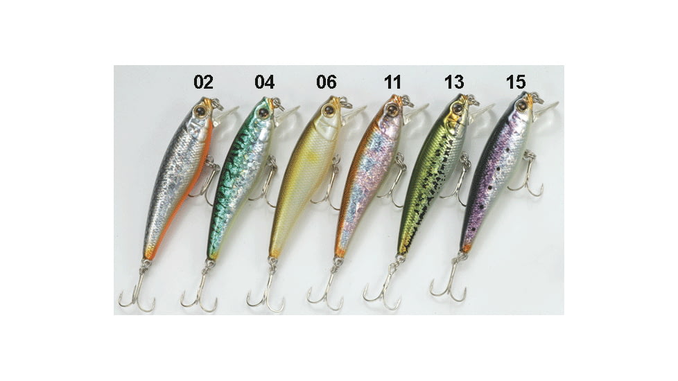 Owner Hooks Ripn Minnow 65, Green Tiger, 04, RM65-04