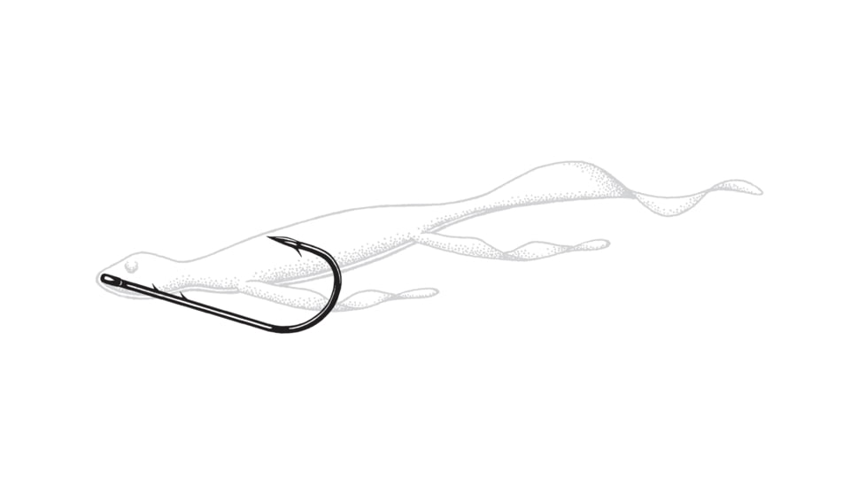 Owner Hooks Straight Shank, Wide Gap Hook, 3/0, 5103-131