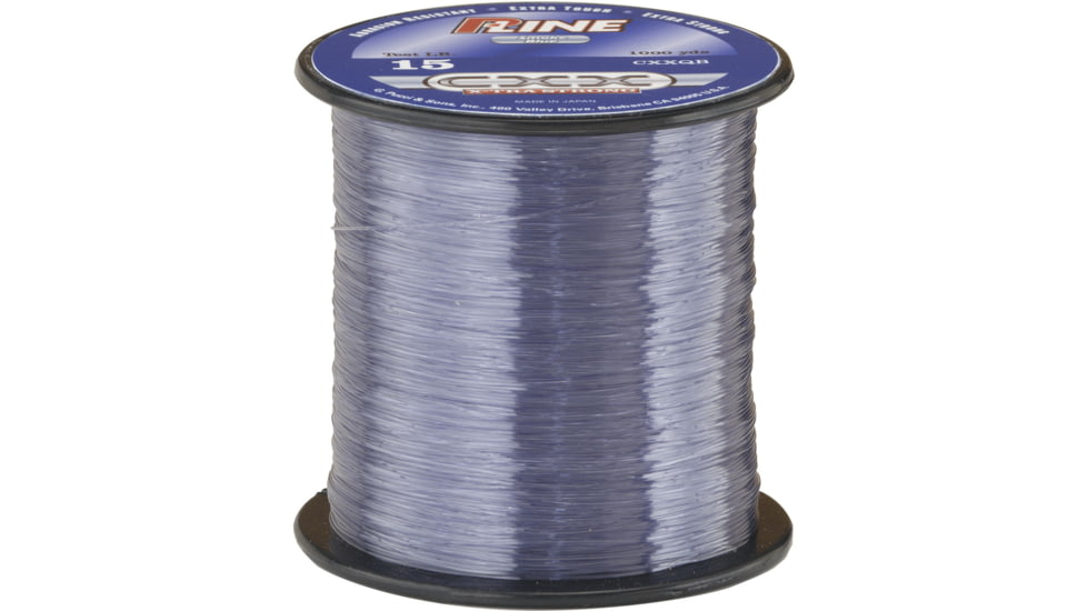 P-Line CXX X-Tra Strong Mono 15lb 600yd Spool Smoke Blue 1/4lb, CXXQB-15