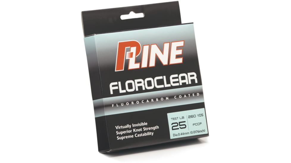 P-Line Floroclear Fluorocarbon Coated Mono, Clear, 20lb 300Yd, FCCF-20