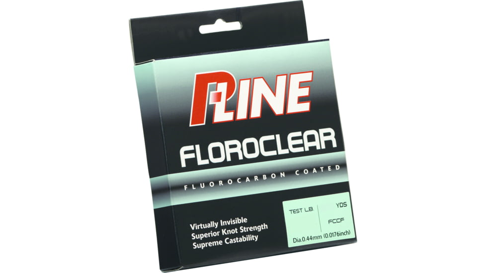 P-Line Floroclear Fluorocarbon Coated Mono, Clear, 8lb 300Yd, FCCF-8