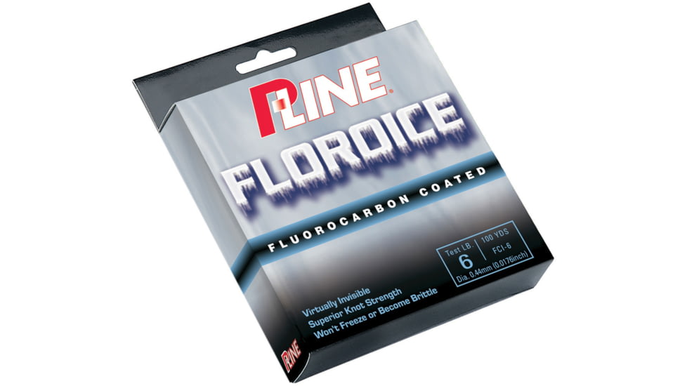 P-Line Floroice Fluorocarbon Coated Mono Line, Clear, 100Yd 5lb, FCI-5