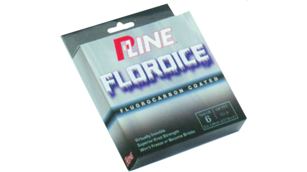 P-Line Floroice Fluorocarbon Coated Mono Line, Clear, 100Yd 6lb, FCI-6
