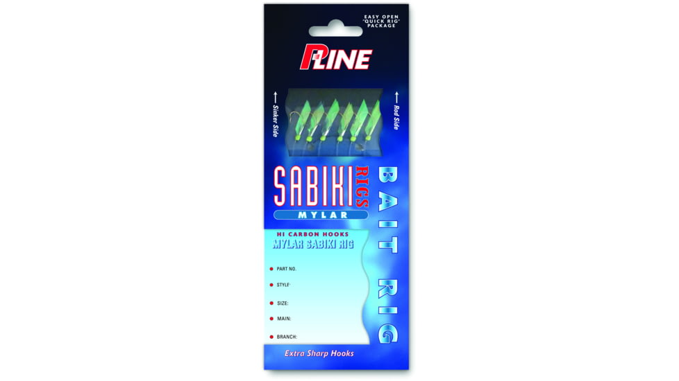 P-Line Mylar Sabiki Rig, Size 12, PMS-12
