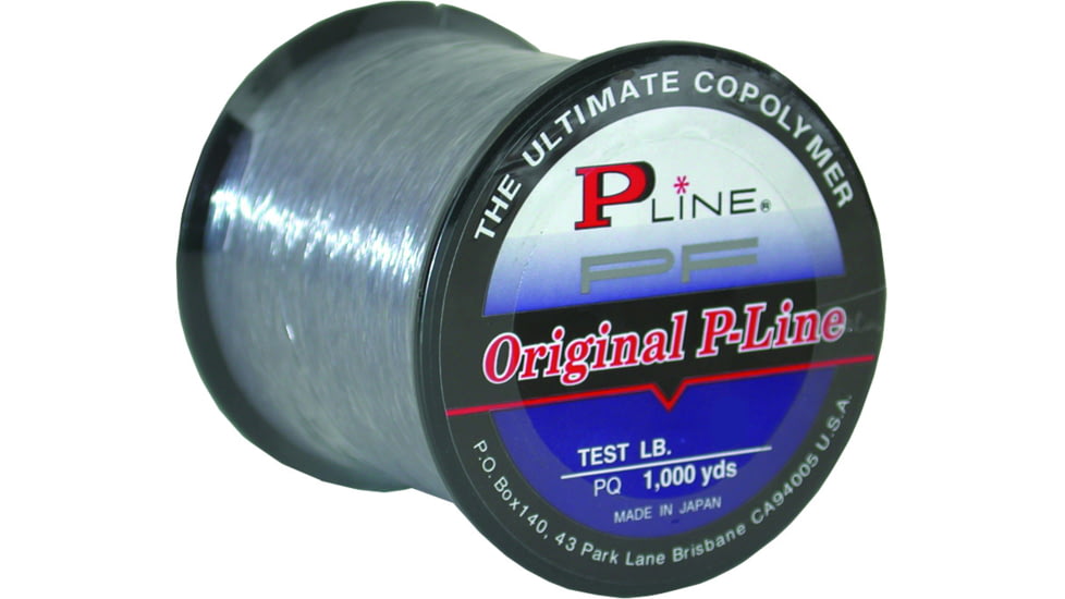 P-Line Original Mono Line 1/4lb Size Spool 8lb 950yd Smoke Blue, PQ-8