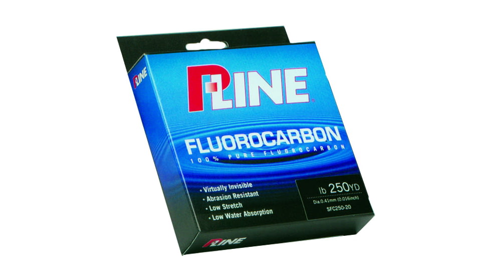 P-Line Soft Fluorocarbon Fishing Line, 250yd, Clear, 10lb, SFC250-10