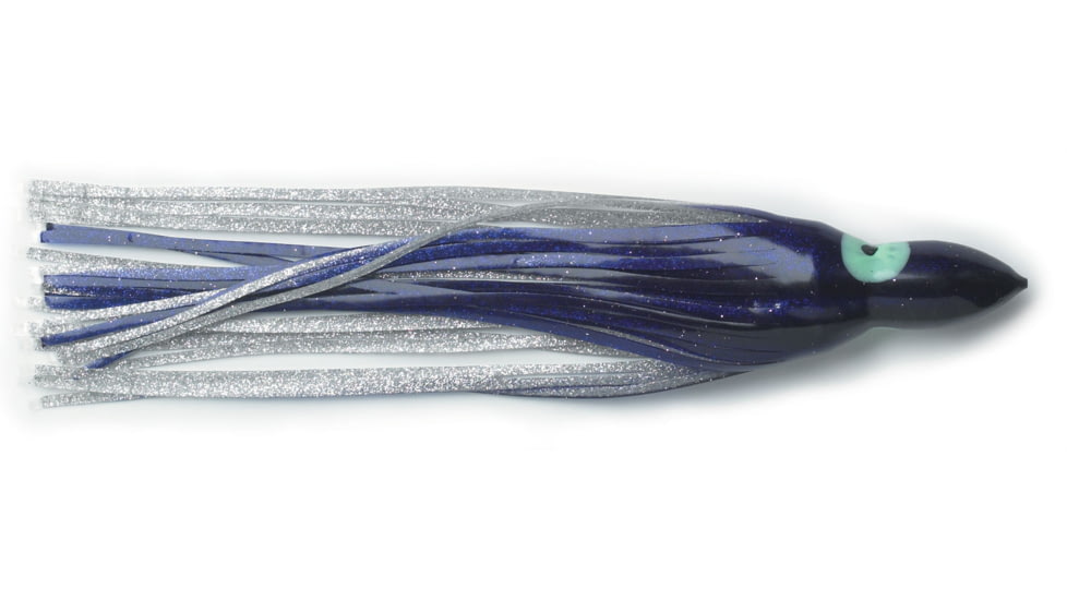 P-Line Sunrise Squid Skirt 4 1/2", Purple/Clear/Silver Flake 5/Pack, SQ45-251