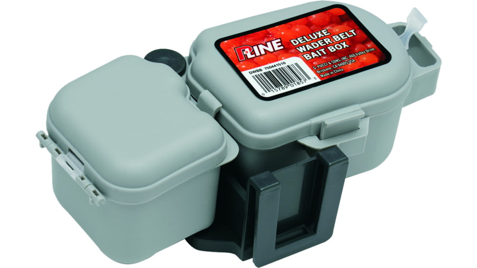 P-Line Wader Belt Bait Box With Two Compartments, H-405