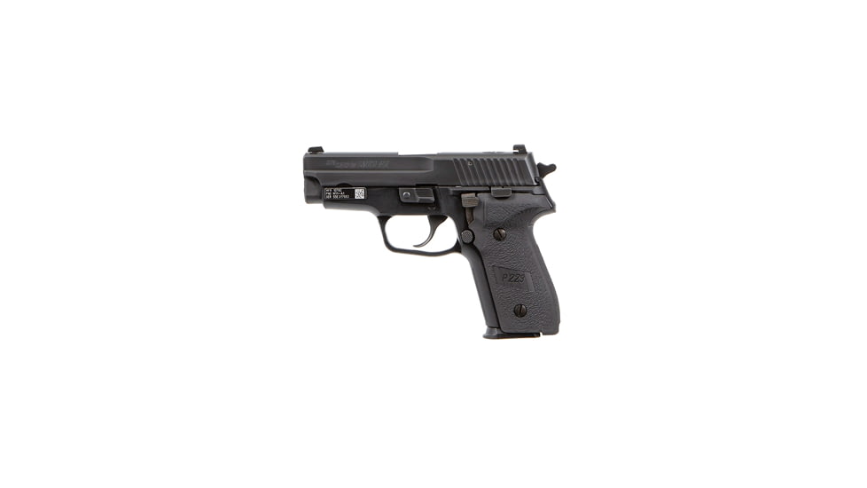 SIG SAUER P229 M11-A1 Pistol, 9mm Luger, 3.9 in barrel, aluminum alloy frame, black polymer grip, recoil operated semi-automatic, SIGLITE night sights, 15 round magazine, P229 M11-A1-1-FRRMPG