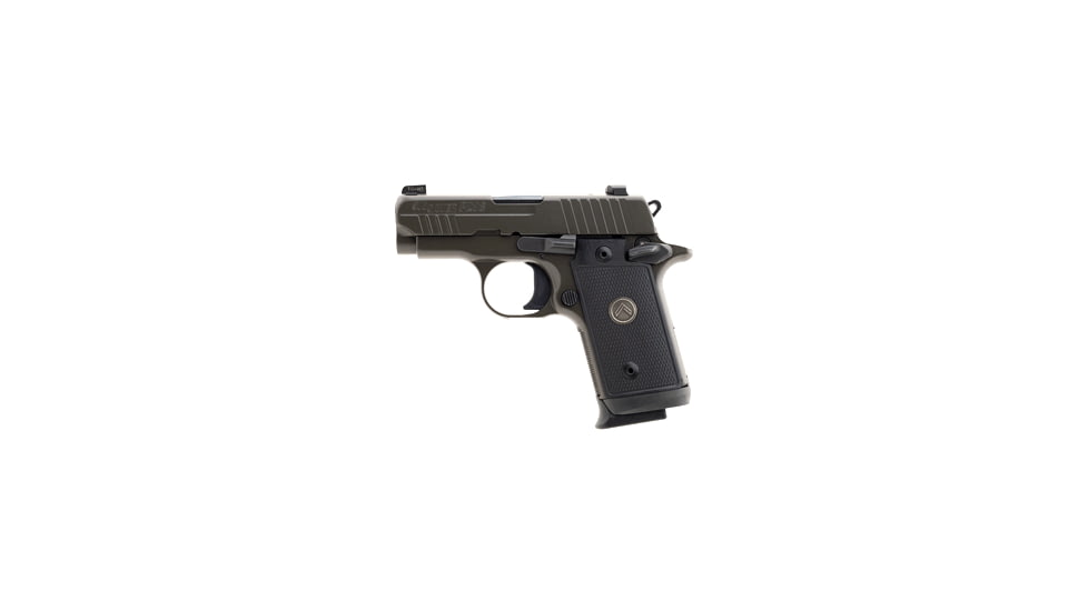 SIG SAUER P238 Legion Pistol, .380 ACP, 2.7 in barrel, black anodized alloy frame, custom G10 grip, recoil operated semi-automatic, X-RAY3 Day/Night sights, 7 round magazine, P238 LG-1-FRRMPG