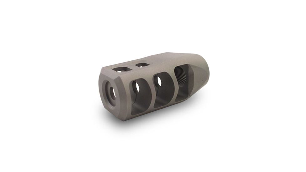 Precision Armament M11-SPR Severe-Duty Muzzle Brake 5.56mm/.223Cal, Matte Stainless A04019