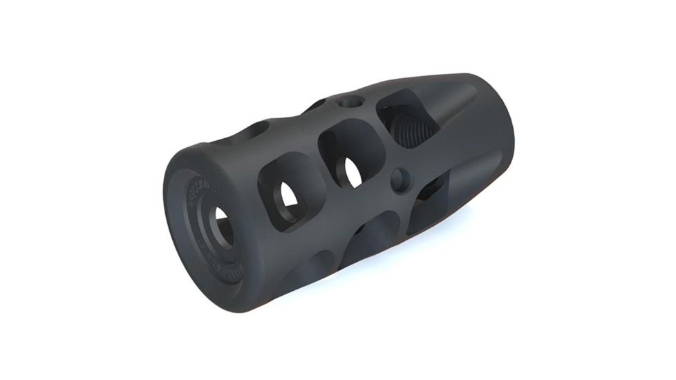 Precision Armament M41 Severe-Duty Muzzle Brake 6.5mm/.264Cal, Matte Black A04010