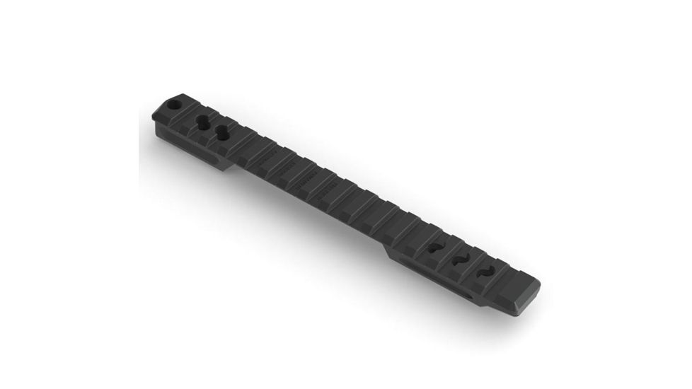 Precision Armament Remington-700 Long Action, Tennalum 7068, 20-MOA, Improved (8-40) Scope Rail, Matte Black A12004