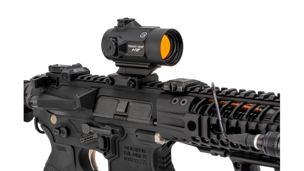 Primary Arms SLx Series Red Dot Sight 25mm Lens, ACSS CQB, Black, 810007