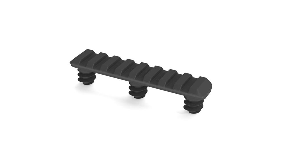 Precision Armament SRC-8 Accessory Rail, Tennalum 7068, Matte Black A11005