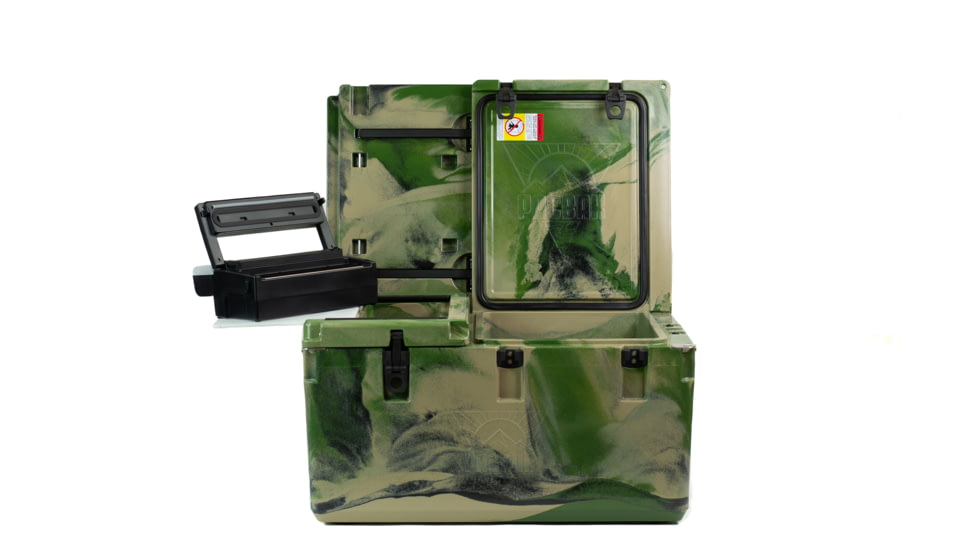 PacBak P88-MK Cooler Grn Camo &amp; ROAM 18V Vacuum Sealer Combo 33x23x20in, 88qt cap, 5-in-1: 3 chambers + table top + cut board, CK100040