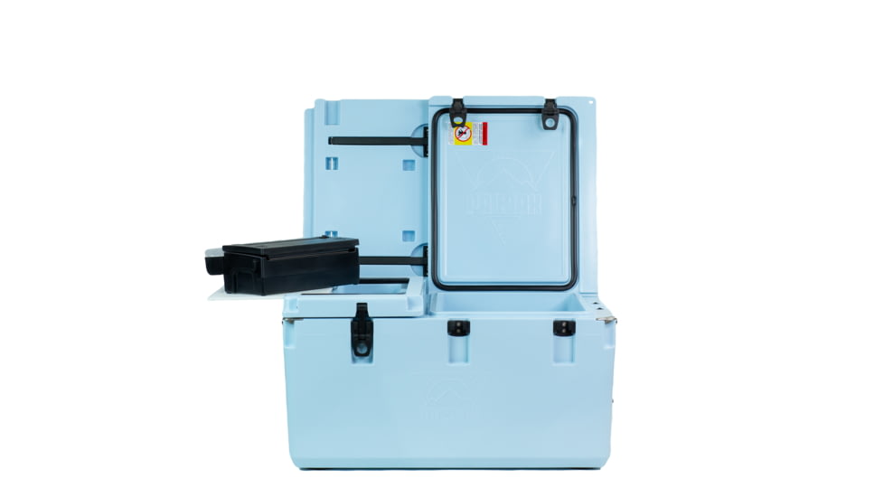 PacBak P88-MK Cooler Sky Blue &amp; ROAM 18V Vacuum Sealer Combo 33x23x20in, 88qt cap, 5-in-1: 3 chambers + table top + cut board, CK100042