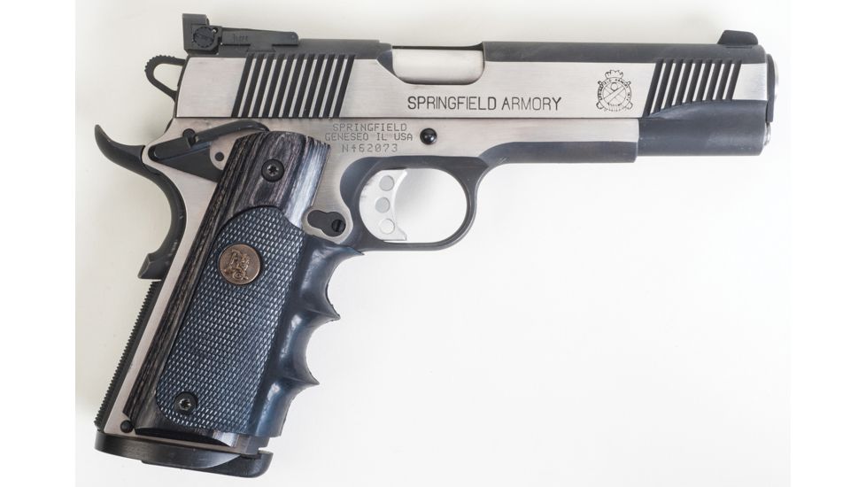 Pachmayr 1911  Charcoal Silvertone Laminate 433