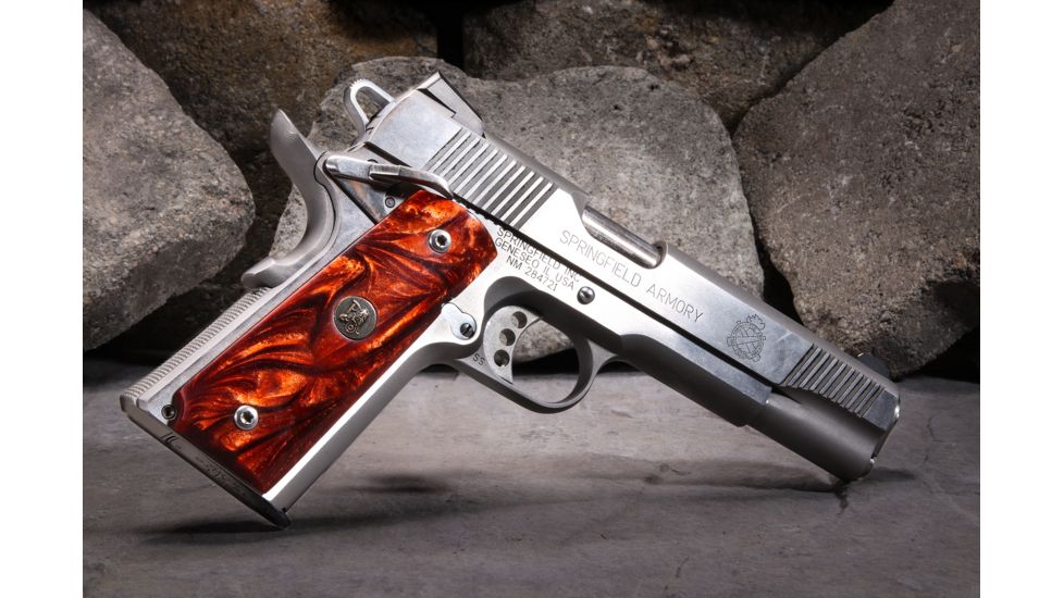 Pachmayr 1911 Custom Series Pearl Grip, Copper Pearl Smooth, 62003