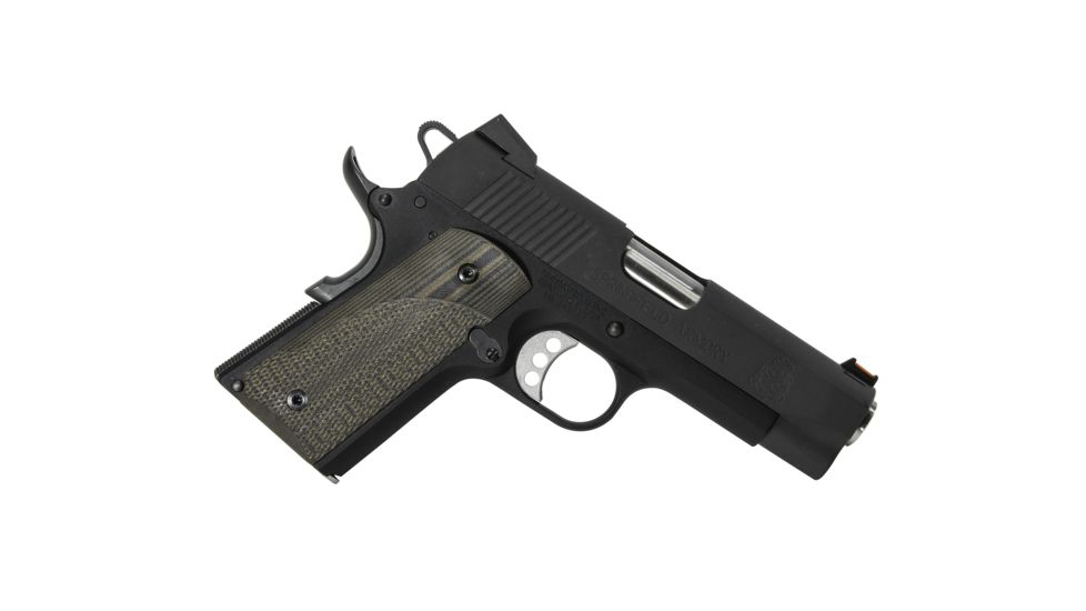 Pachmayr 1911 Officer G10 Firearm Grip, Fine, Green / Black, 61140