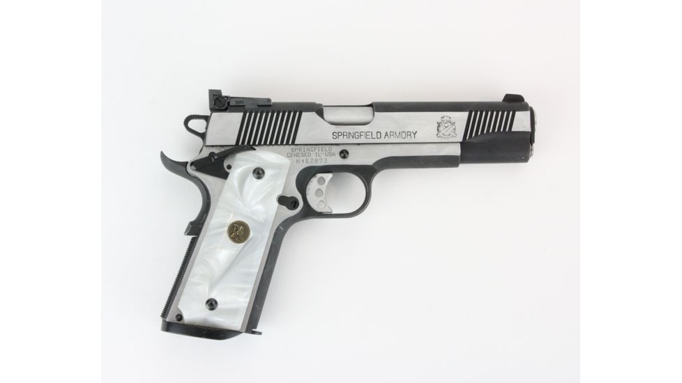 Pachmayr 1911 White Pearl Smooth Firearm Grip, 62001