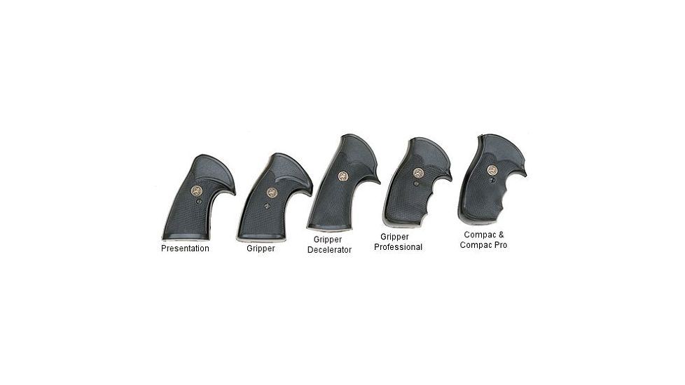Pachmayr Compac Pro Grip w/ Open Back Strap for S&amp;W, J Frame Round Butt SJ/CP