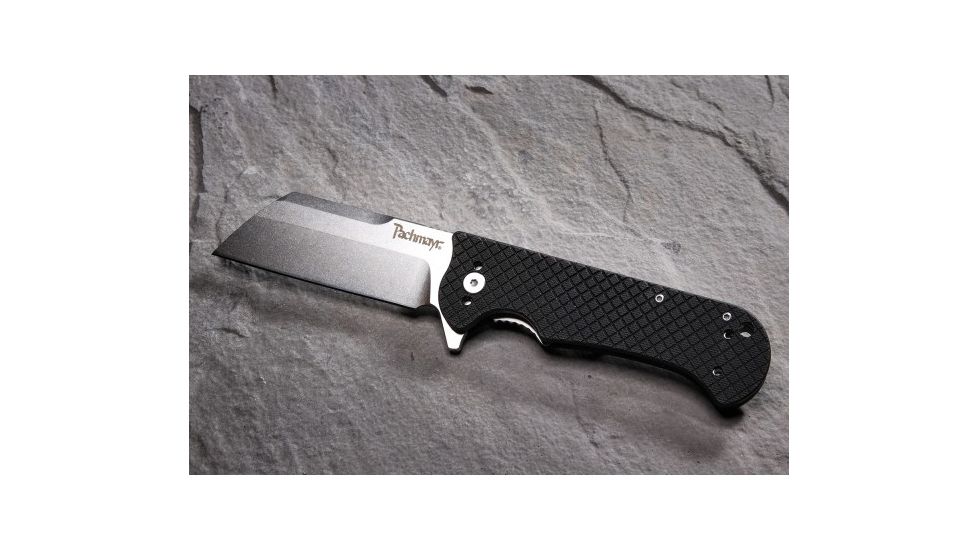 Pachmayr Grunt Folding Knife, D2 Steel Blade, G10 Handle w/ Cross Hatch Texture, 04297