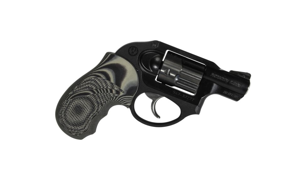 Pachmayr Ruger LCR  G10 Firearm Grip, Gray / Black Checkered, 61232