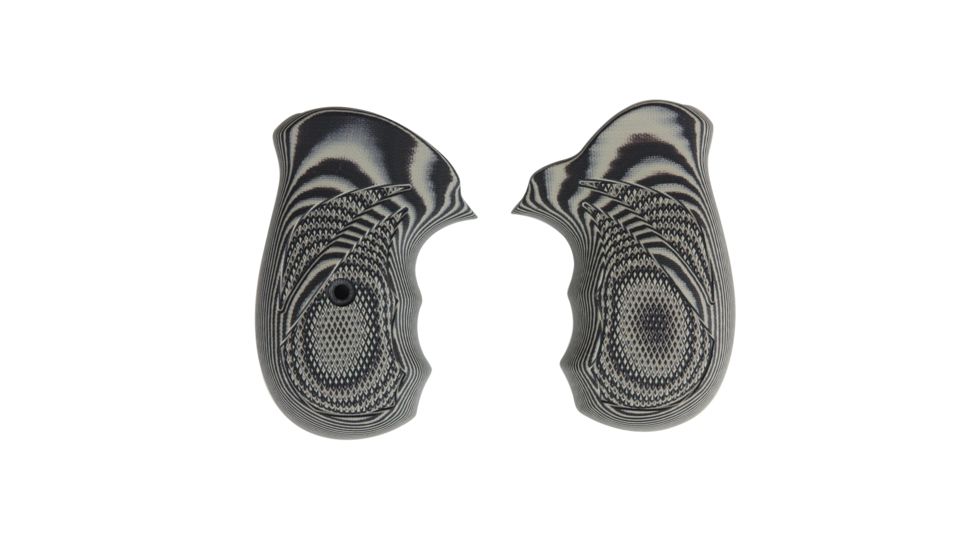 Pachmayr Ruger SP101 G10 Firearm Grip, Gray / Black Checkered, 61221