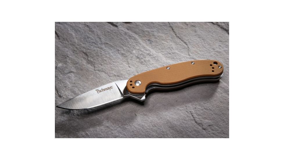 Pachmayr Snare Folding Knife, 8Cr14Mov Steel Blade, G10 Handle, Flat Dark Earth, 04295