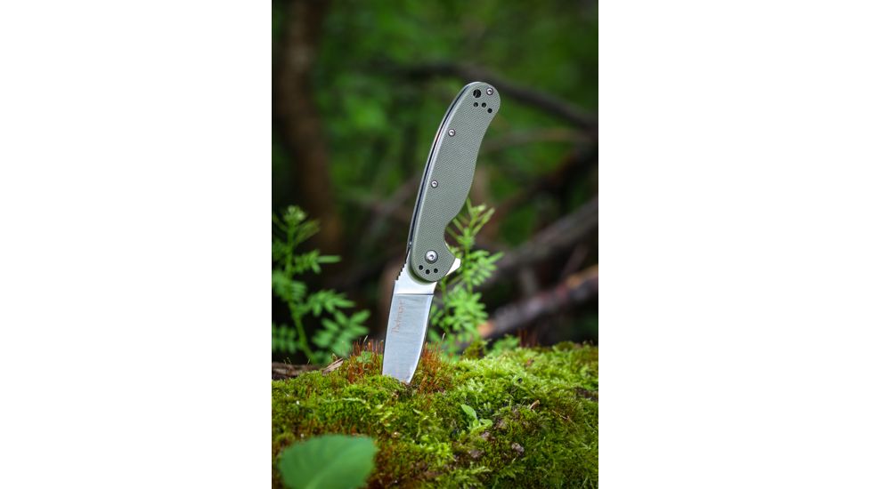 Pachmayr Snare Folding Knife, 8Cr14Mov Steel Blade, G10 Handle, OD Green, 04296