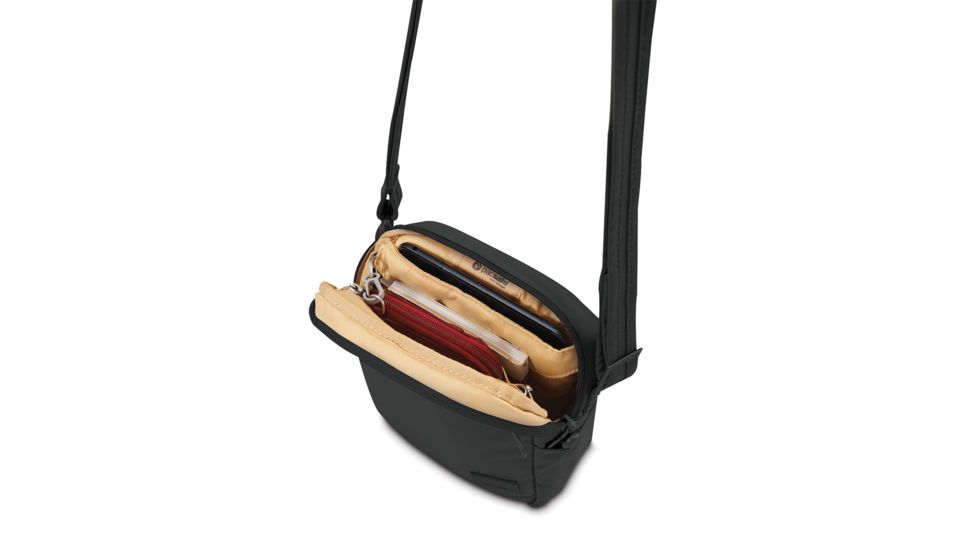 Pacsafe Citysafe CS75 Anti-Theft Cross Body Women's Travel Bag, 2.5L, Black 20205100
