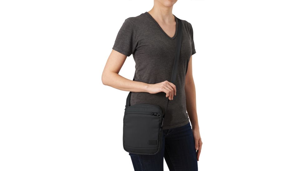 Pacsafe Citysafe CS75 Anti-Theft Cross Body Women's Travel Bag, 2.5L, Black 20205100