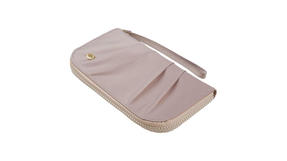 Pacsafe Citysafe CX Anti-Theft Wristlet Women's Wallet, Blush Tan 20430219