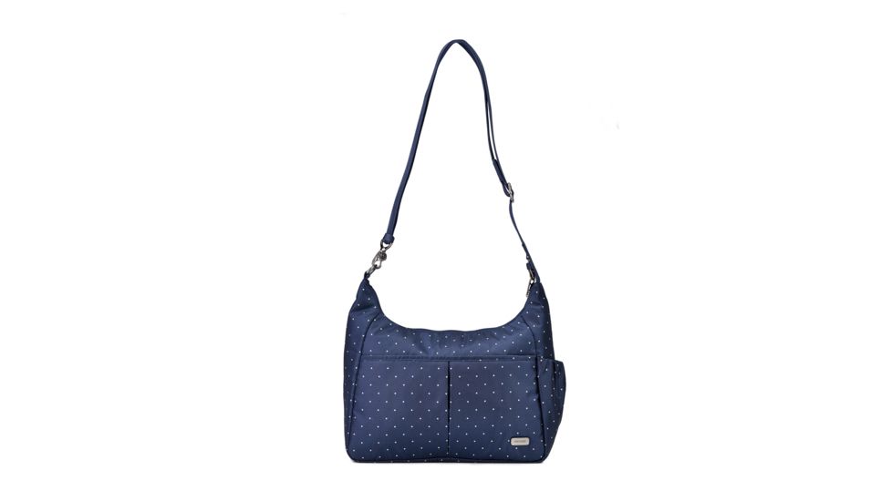 Pacsafe Daysafe Anti-Theft Crossbody Women's Bag, 10L, Navy Polka Dot 20510625