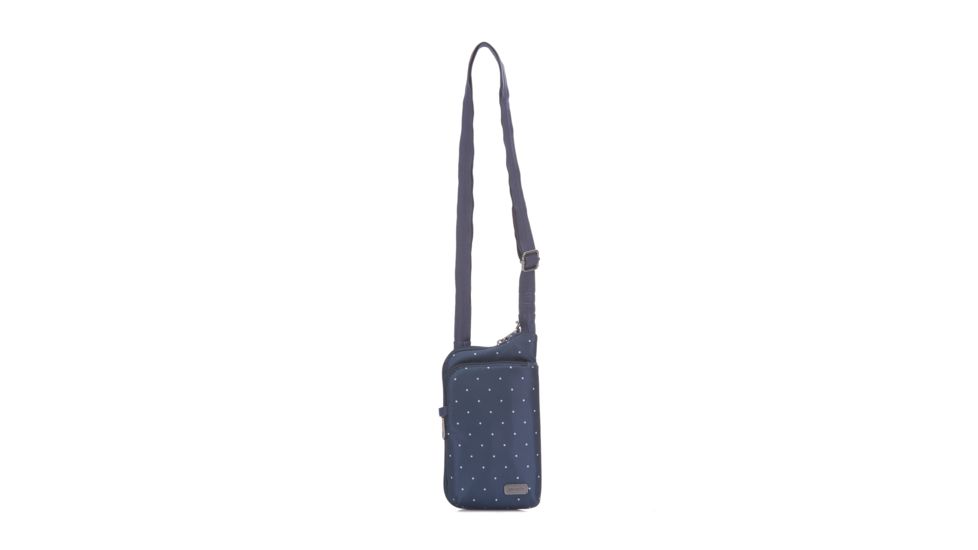 Pacsafe Daysafe Anti-Theft Tech Crossbody Women's Bag, Navy Polka Dot 20505625