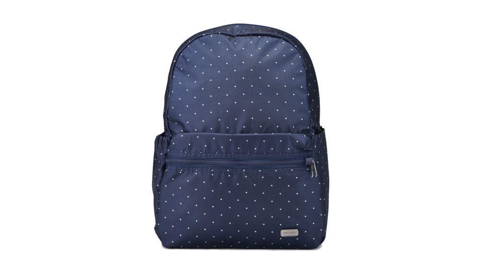Pacsafe Daysafe Anti-Theft Women's Backpack, 16L, Navy Polka Dot 20520625