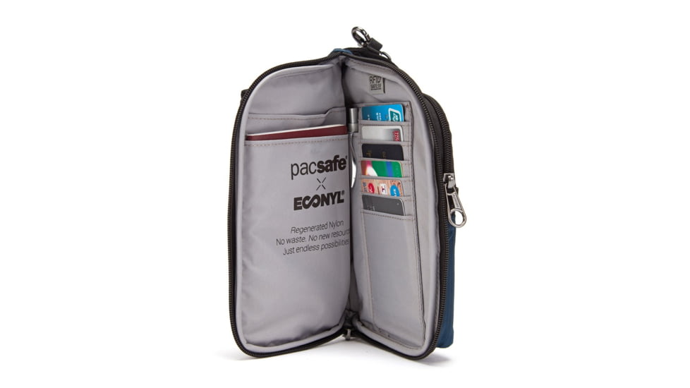 Pacsafe Daysafe ECONYL Anti-Theft Tech Crossbody, Econyl Ocean, .2L, 40125641