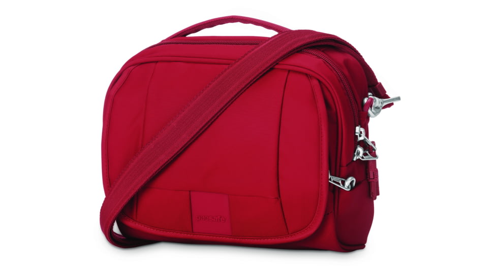 Pacsafe Metrosafe LS140 Shoulder Bag-Vintage Red